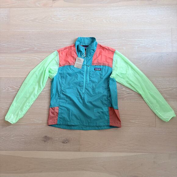 Patagonia Jackets & Blazers - Patagonia Women's Houdini Stash 1/2-Zip Pullover Subtidal Blue Small NWT